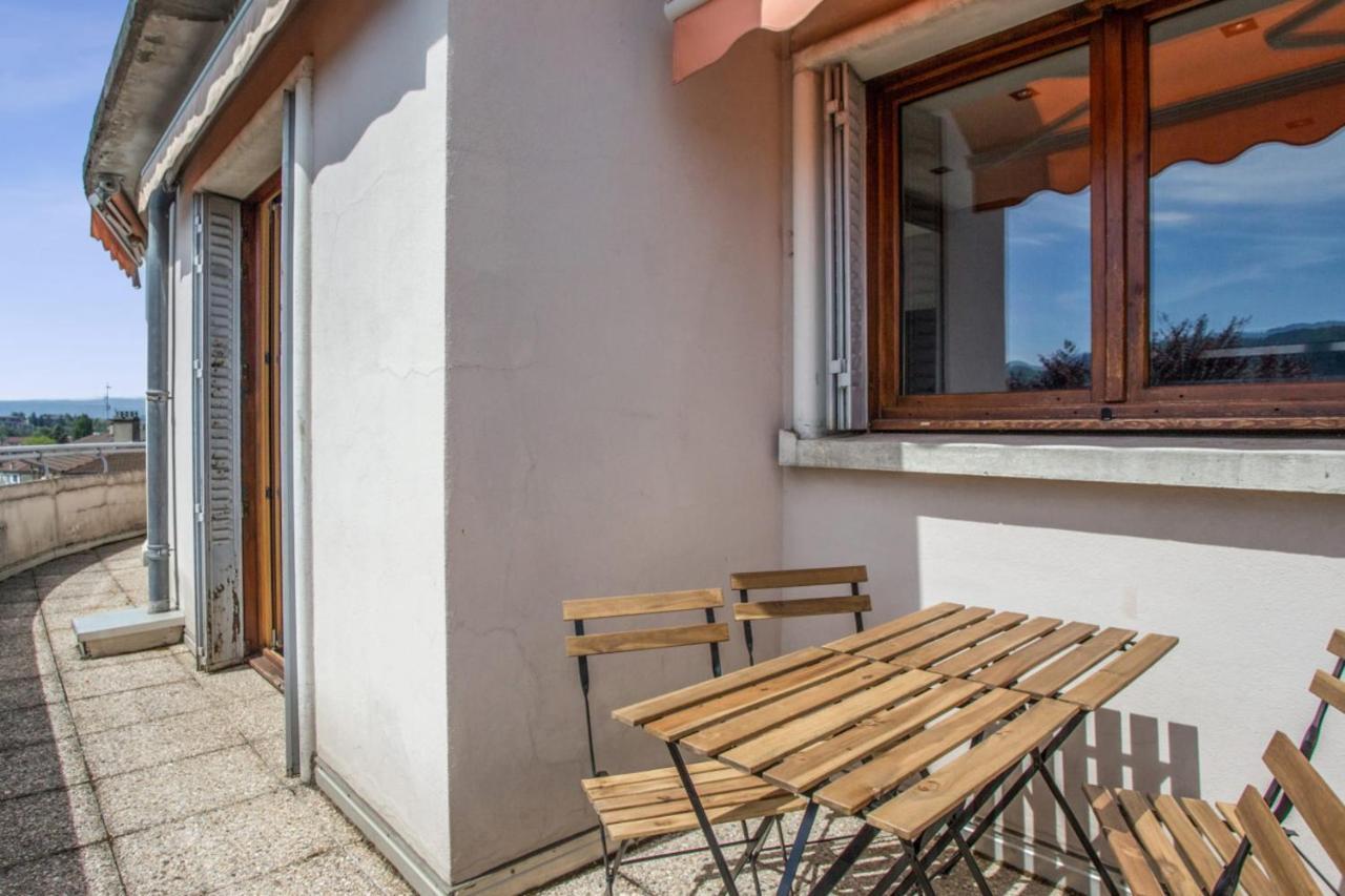 Modern 1Br With Terrace And A Breathtaking View In Annecy Apartment Exterior foto